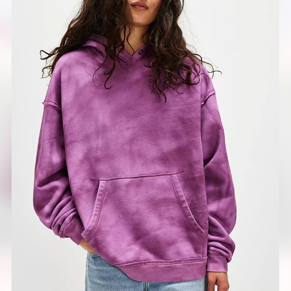 Free People We The Free Your Favorite Washed Hoodie Spring Bud Combo
